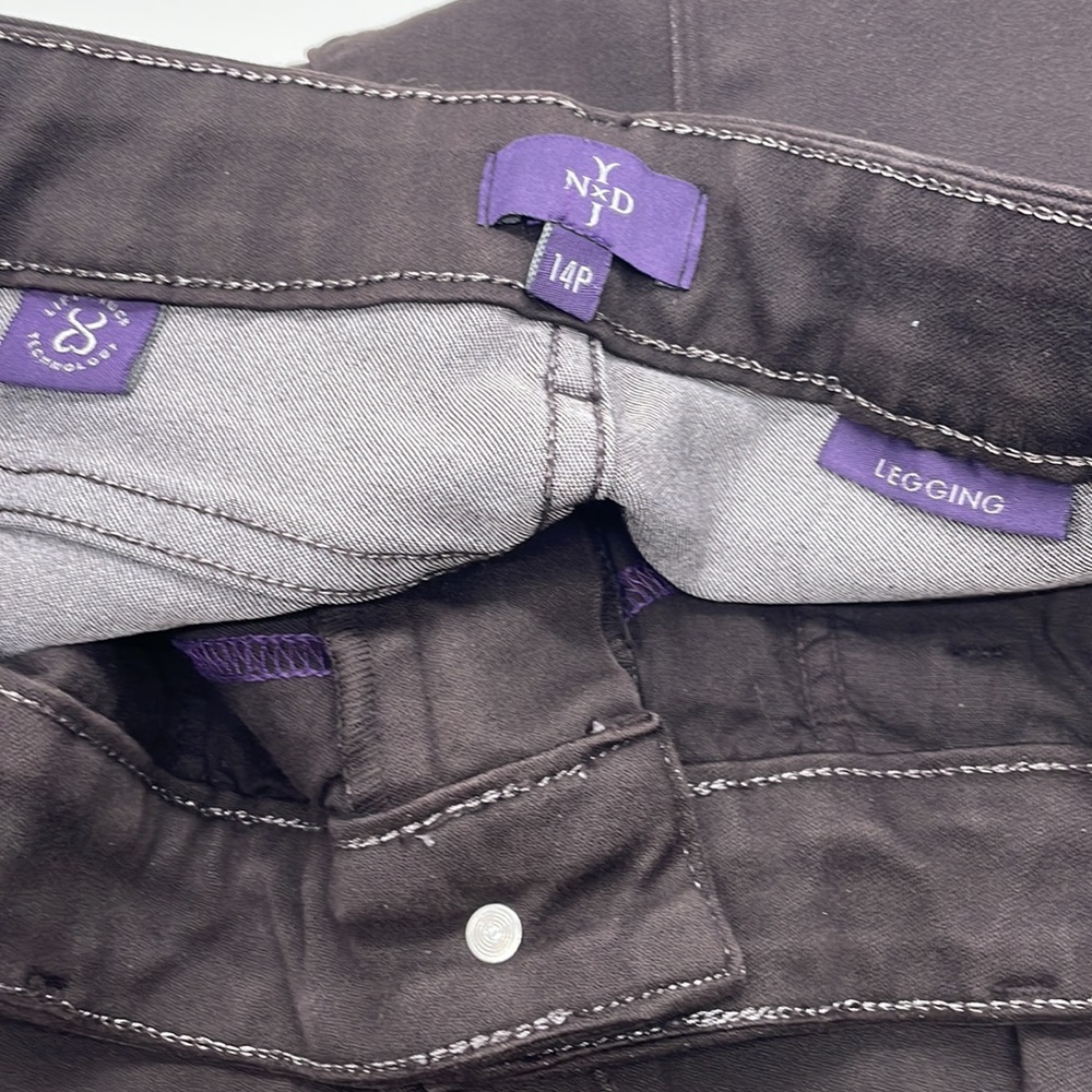 NYDJ brown jeans Sz 14P - Picture 3 of 7